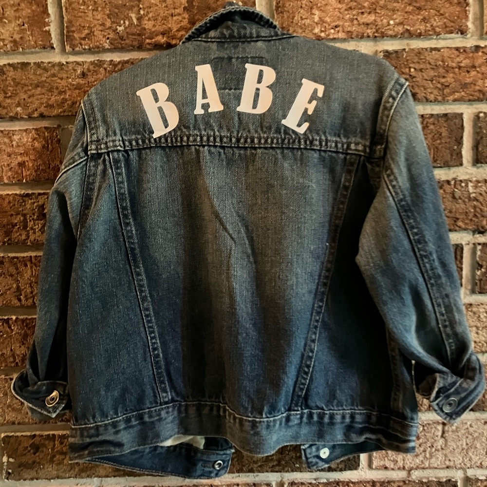 “BABE” kids Jean jacket size small